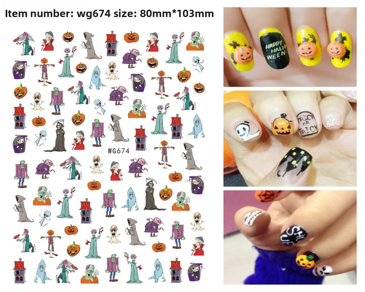 Halloween nail stickers