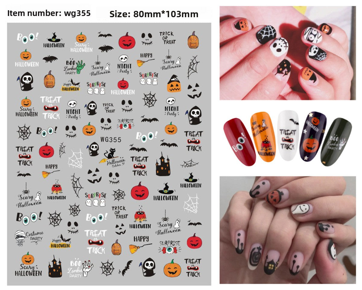 Halloween nail stickers