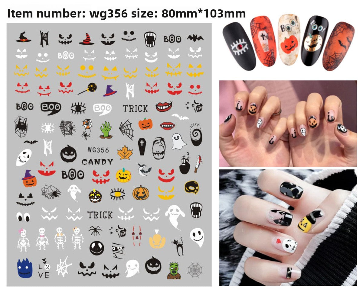 Halloween nail stickers