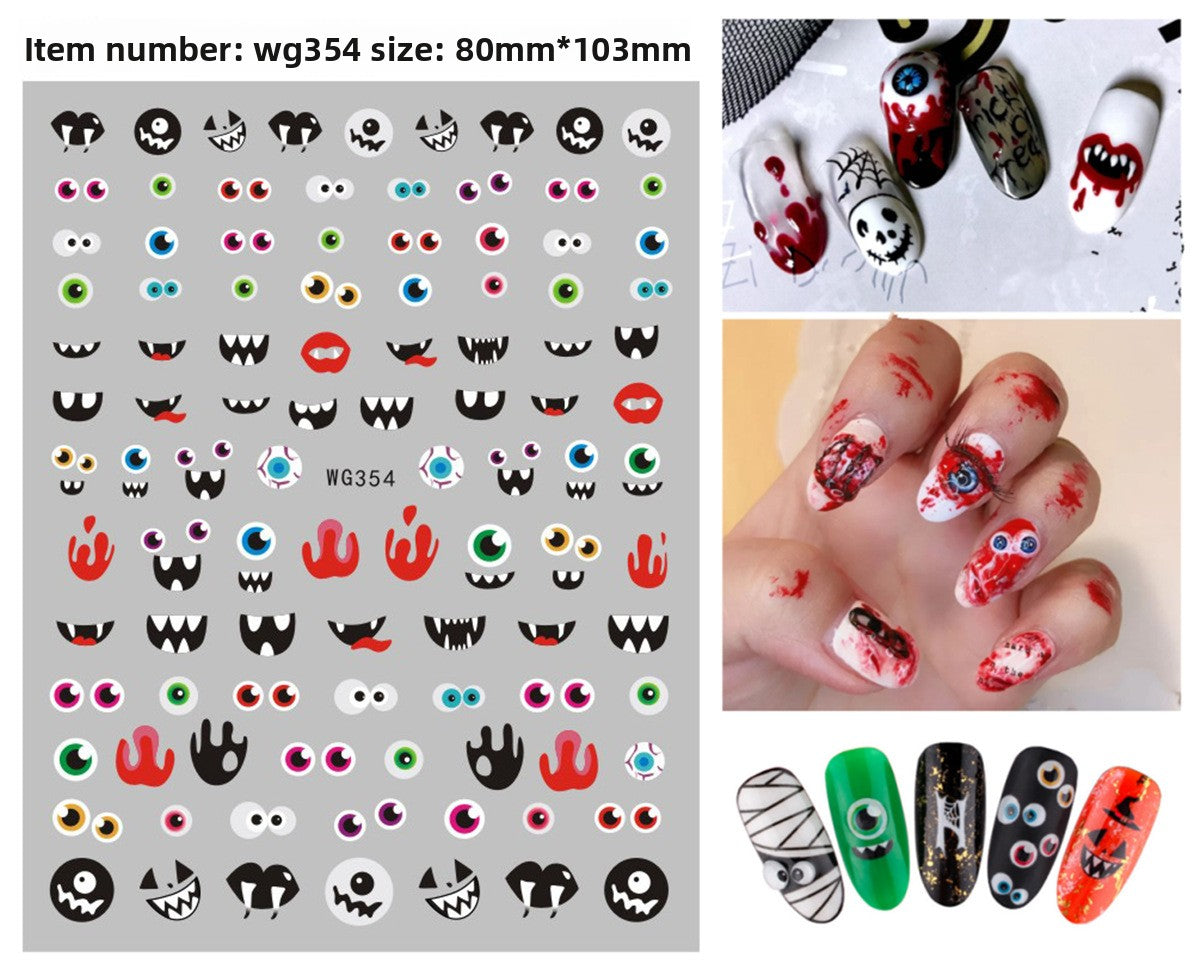 Halloween nail stickers