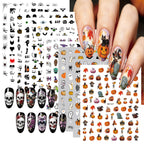 Calcomanías de Uñas de Halloween