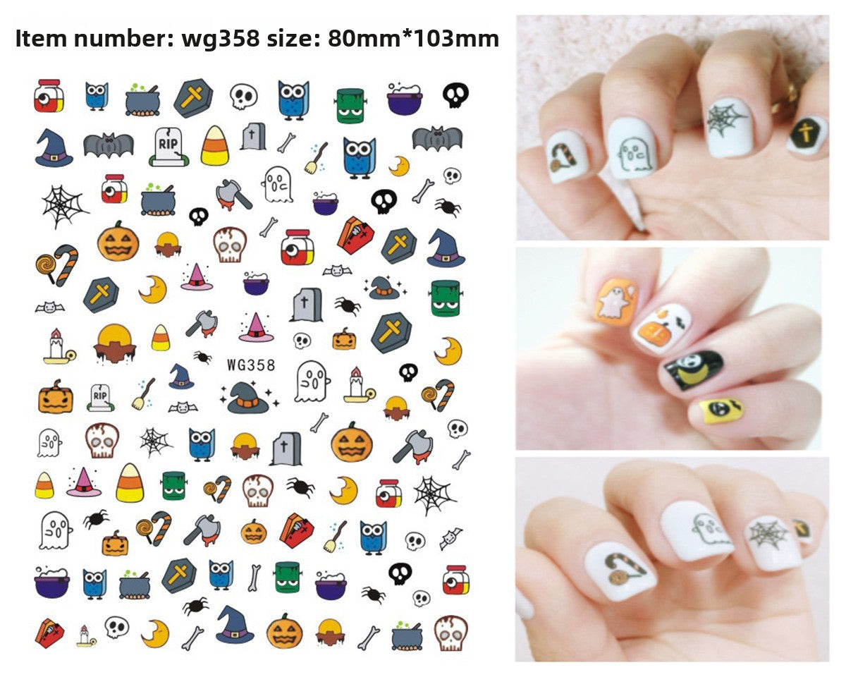Halloween nail stickers