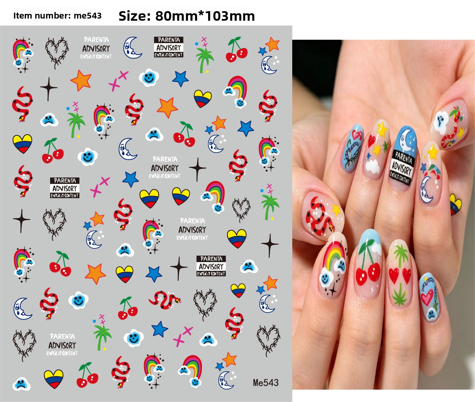 Halloween nail stickers