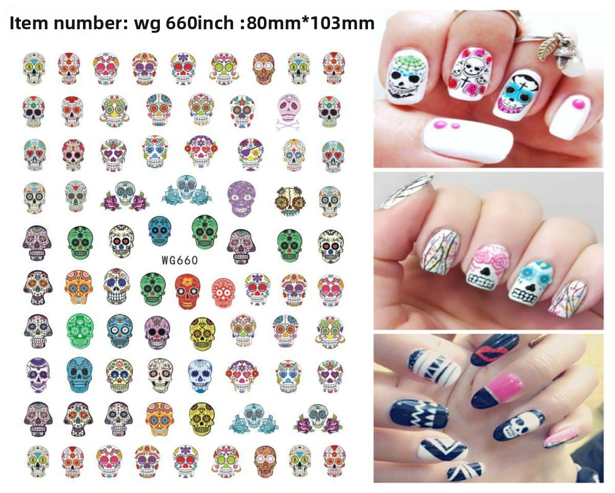 Halloween nail stickers