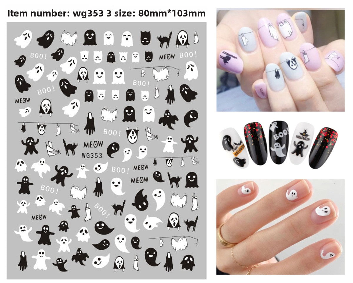 Halloween nail stickers