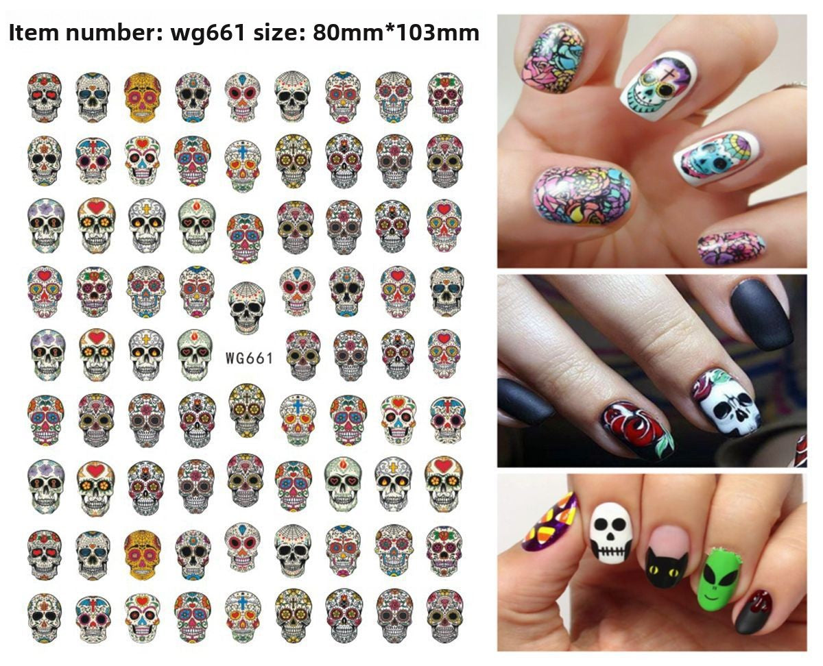 Halloween nail stickers